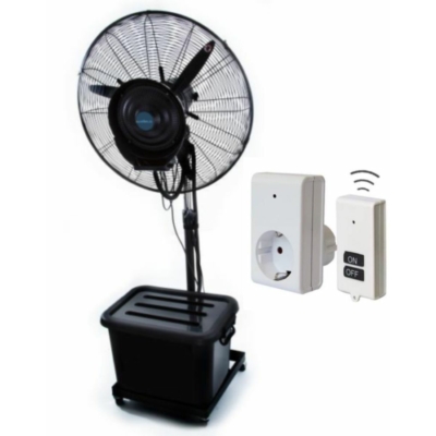 iCool Box párásító teraszhűtő ventilátor, távirányítható dugajkészlettel (május végén várható)